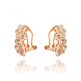 Серьги Crystal~Swarovski арт.7084