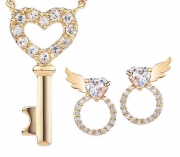 Комплект украшений позолота 18K арт.21025