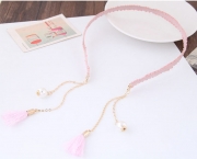 Обруч чокер с кисточками арт.2256