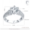 Кольцо Crystal~Swarovski арт.2121