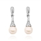 Серьги позолота белое 18K арт.60121