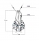 Подвеска Crystal~Swarovski арт.2510