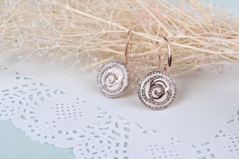 Серьги Crystal~Swarovski арт.21140