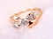 Кольцо позолота 18K арт.50035