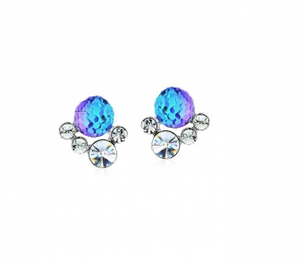 Серьги Crystal~Swarovski арт.90045