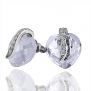 Серьги позолота 18K белое арт.10279