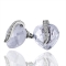 Серьги позолота 18K белое арт.10279