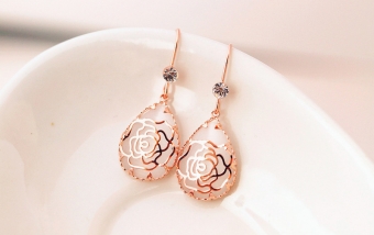 Серьги позолота 18K арт.30003