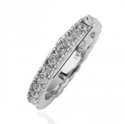 Кольцо позолота белое 18K арт.60063