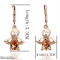Серьги позолота 18K арт.10363